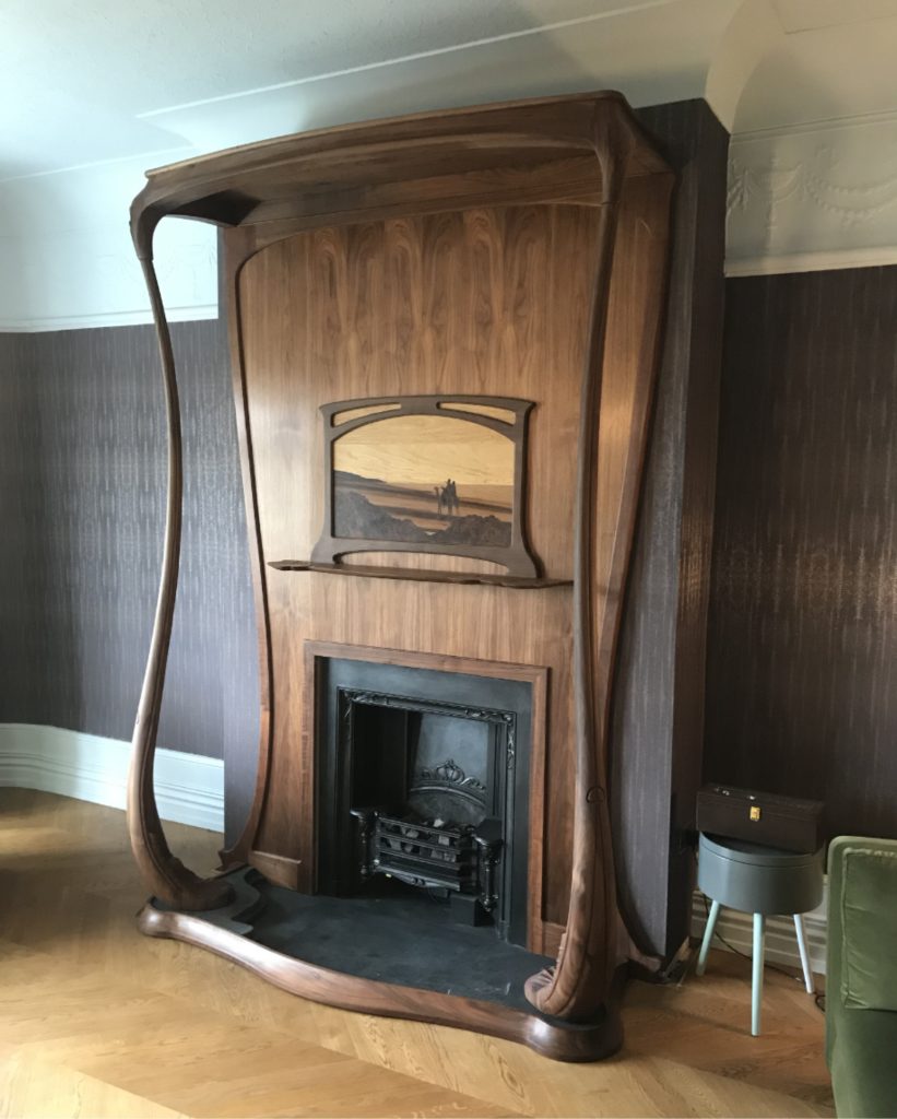 Art Nouveau Fire Surround